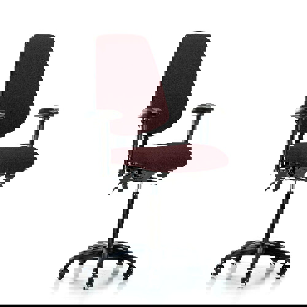 Task Chair: Olefin, Burgundy